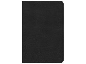 KJV Large Print Compact Ref Bible, Black Leathertouch