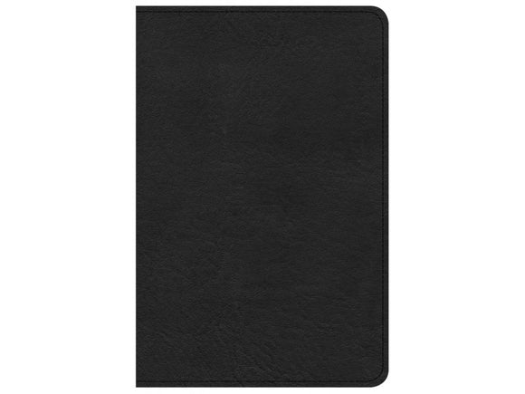 KJV Large Print Compact Ref Bible, Black Leathertouch