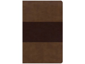 KJV Large Print Personal Size Ref Bible, Saddle Brown