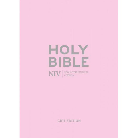 NIV BIBLE POCKET SIZE PASTEL PINK SOFT TONE