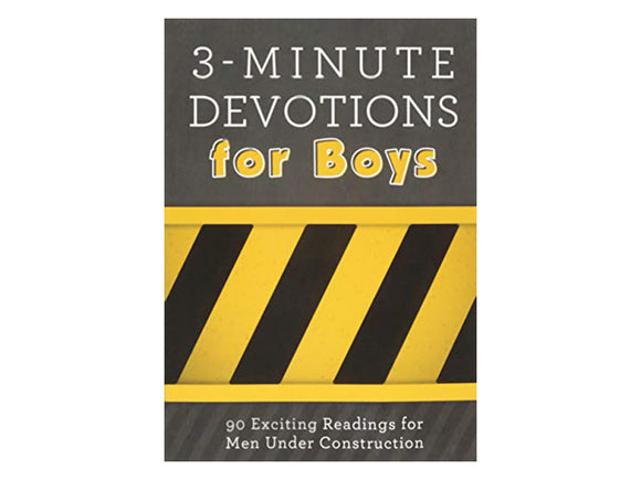 3-Minute Devotions For Boys PB